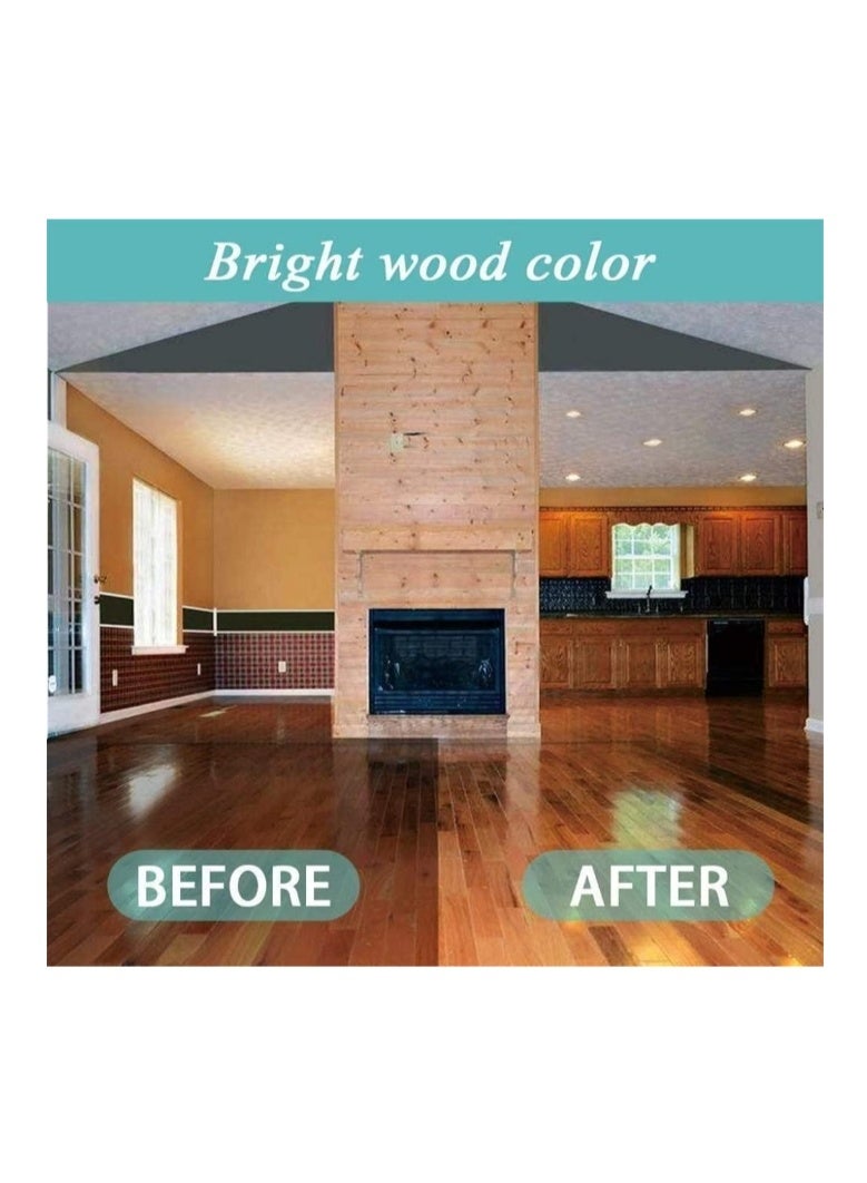 شمع العسل لتتبيل الخشب، شمع عسل مقاوم للماء والتآكل للعناية بالأثاث، شمع طبيعي متعدد الاستخدامات للخشب، ملمع شمع العسل التقليدي، للعناية بالأثاث والأرضيات والطاولات والكراسي والخزائن، 300 مل - Image 5